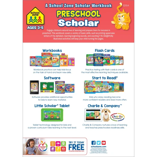 School Zone  - Preschool Scholar skill areas include Ages 3-5 - سكول زون - Image 4
