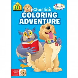 School Zone Coloring Adventure Book for Kids Preschool Fun Activities with Characters