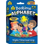 School Zone Bedtime Alphabet Night-Time Learning, Interactive Flash Cards - سكول زون