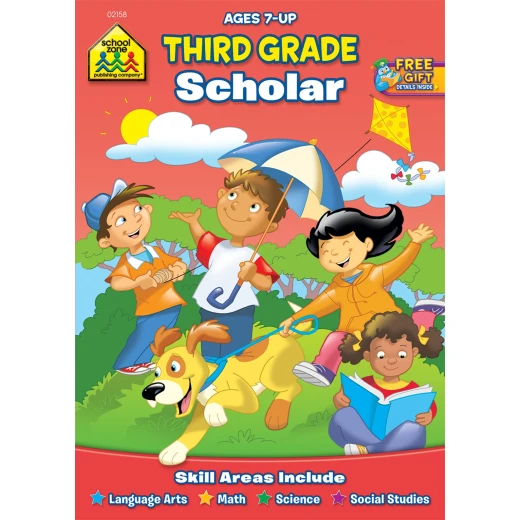 School Zone -Third Grade Scholar Workbook Ages 7 and Up School Zone -Third Grade Scholar Workbook Ages 7 and Up