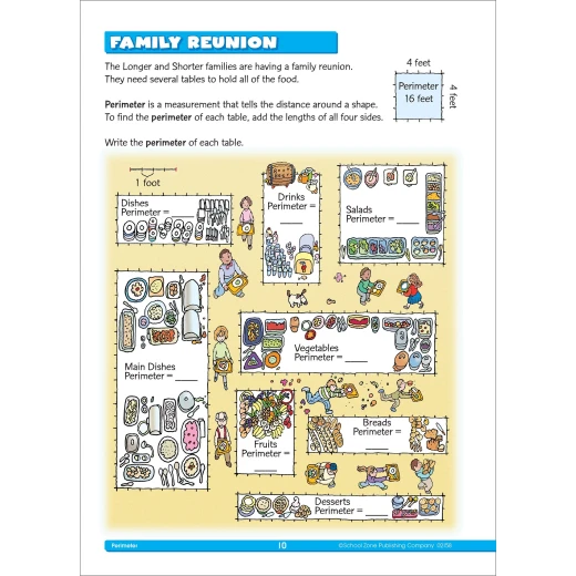 School Zone -Third Grade Scholar Workbook Ages 7 and Up - سكول زون - Image 4