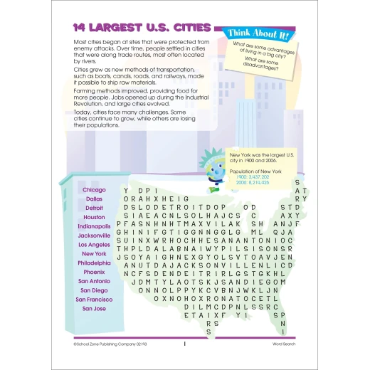 School Zone - Word Search People & Places Activity Zone - سكول زون - Image 4