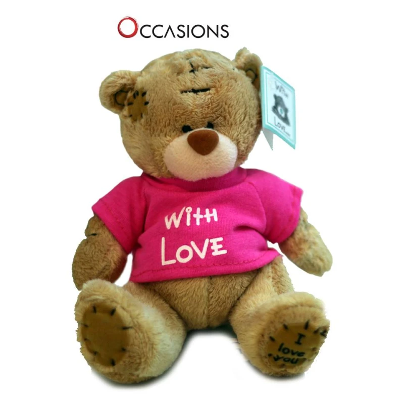 Me to You With Love Teddy Bear, Pink Shirt - مي تو يو