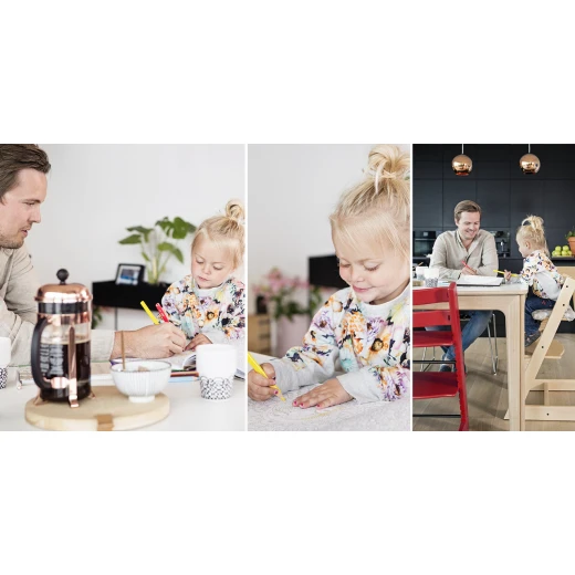 Stokke Classic Tripp Trapp Woodeen Highchair, Aqua - ستوكي - Image 3