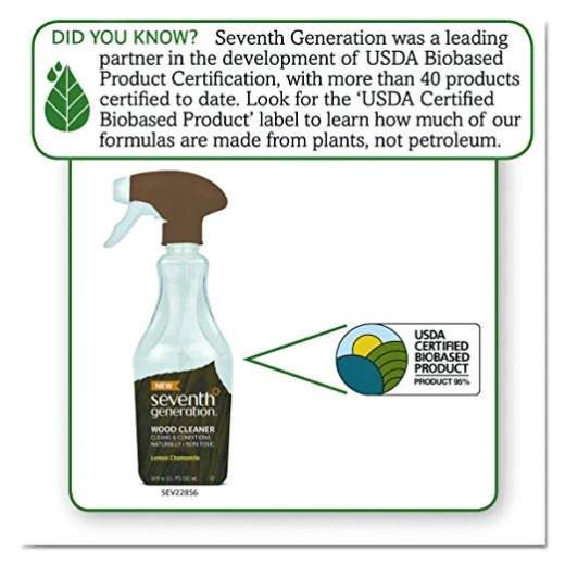 Seventh Generation Wood Cleaner Lemon Chamomile 532 ml - سيفينث جينيراشن - Image 2