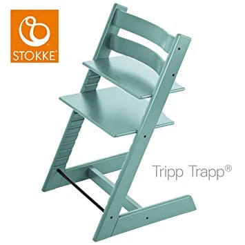 Stokke Classic Tripp Trapp Woodeen Highchair, Aqua - ستوكي - Image 6