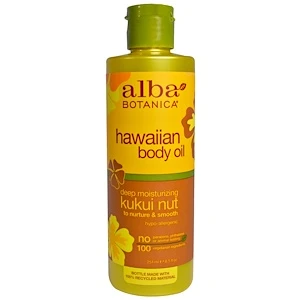 Alba Botanica Hawaiian Body Oil Kukui Nut 251ml Alba Botanica Hawaiian Body Oil Kukui Nut 251ml