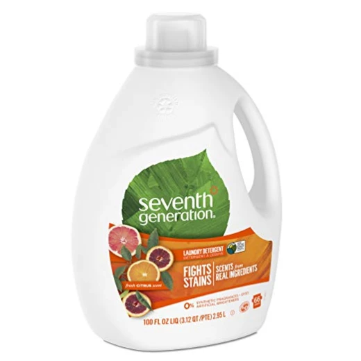 Seventh Generation Liquid Laundry Detergent, Fresh Citrus Scent 2.95L - سيفينث جينيراشن - Image 6