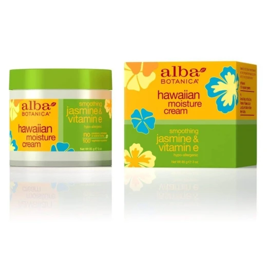 Alba Botanica Hawaiian Moisture Cream, Soothing Jasmine & Vitamin E 85g Alba Botanica Hawaiian Moisture Cream, Soothing Jasmine & Vitamin E 85g