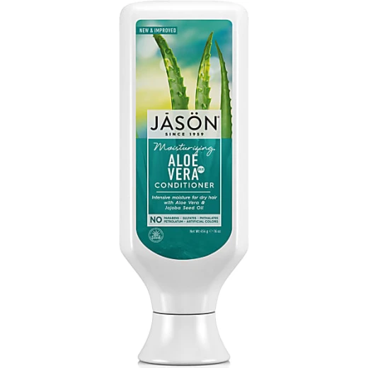 JASON Aloe Vera Moisturizing Conditioner 454G Hydrates & Revitalizes Hair with Natural Ingredients for Soft, Manageable Results JASON Aloe Vera Moisturizing Conditioner 454G Hydrates & Revitalizes Hair with Natural Ingredients for Soft, Manageable Results