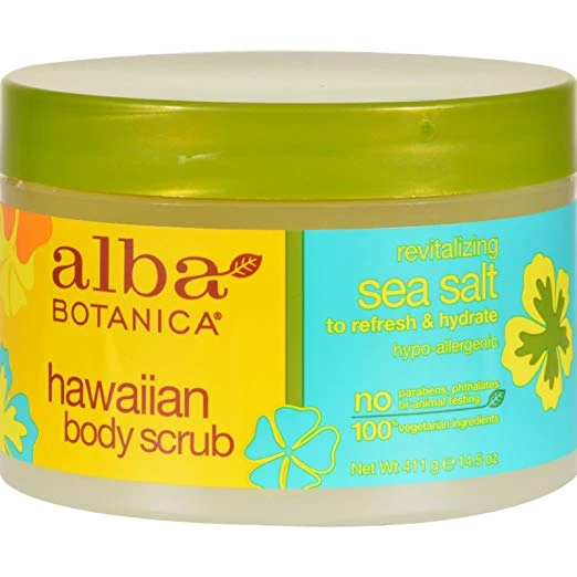Alba Botanica Natural Hawaiian Body Scrub Sea Salt 411g - ألبا