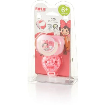 Farlin - Chu Chu Pacifier 2 pieces 6+ Pink