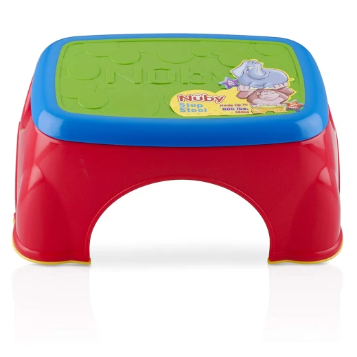 Nuby Step Stool, Red-Blue-Green Nuby Step Stool, Red-Blue-Green
