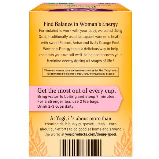 Yogi Tea, Woman's Energy, Caffeine Free, 16 Tea Bags 29g - يوجي - Image 2