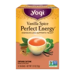 Yogi Tea - Vanilla Spice Perfect Energy - Energizes and Supports Focus 16 Bags - يوجي
