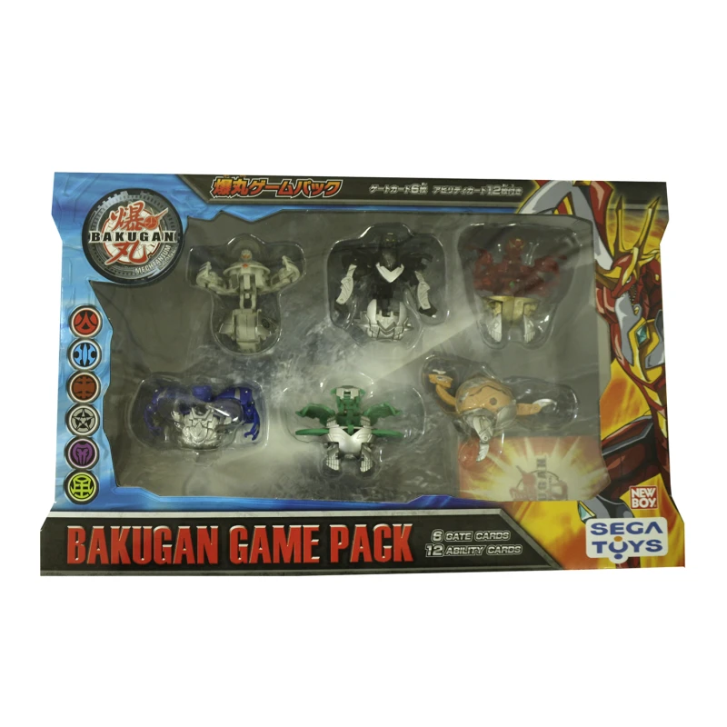 Bakugan Game Pack - 6 Gate Cards - 12 Ability Cards - نيو بوي