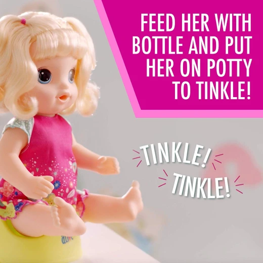 Baby Alive Potty Dance Baby Blonde Girl Doll - بيبي ألايف - Image 5
