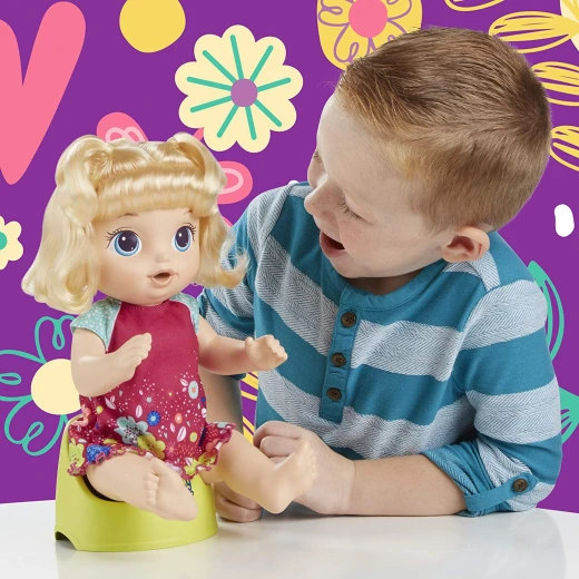 Baby Alive Potty Dance Baby Blonde Girl Doll - بيبي ألايف - Image 9