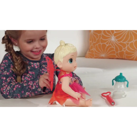 Baby Alive Doll - Face Paint Fairy Blonde Drawing Accessories Toy - بيبي ألايف - Image 5