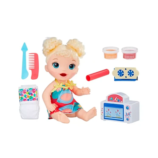 Baby Alive Snackin’ Treats Baby (Blonde Curly Hair) - بيبي ألايف - Image 6