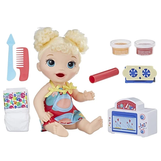 Baby Alive Snackin’ Treats Baby (Blonde Curly Hair) - بيبي ألايف - Image 5