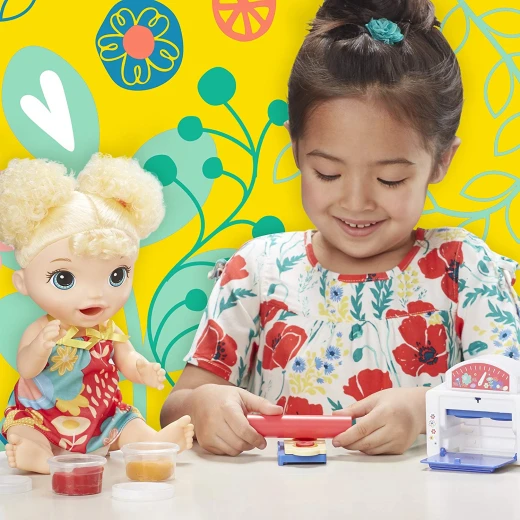 Baby Alive Snackin’ Treats Baby (Blonde Curly Hair) - بيبي ألايف - Image 4