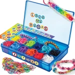 Cra-Z-Art Cra-Z-Loom Ultimate Collector Case with 1800 Rubber Bands, 50 S Clips and Alphabet Sticker Sheet - كري-زي-آرت
