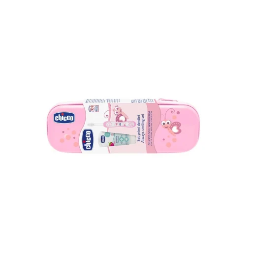 Chicco Oral Set Pink Without Fluoride - تشيكو - Image 3