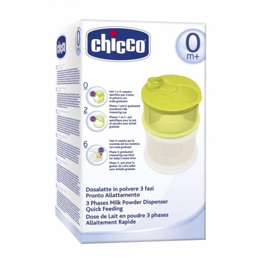 Chicco 3 Phases Milk Powder Dispenser Quick Feeding Chicco 3 Phases Milk Powder Dispenser Quick Feeding