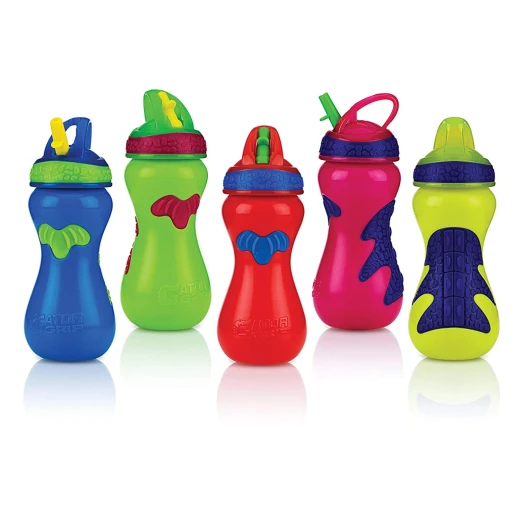 Nuby Cup Gator Grip 450ml - أصفر Nuby Cup Gator Grip 450ml - أصفر