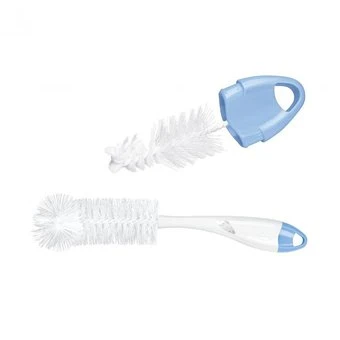 NUK Bottle and Nipple Brush 2 in 1 - أصفر - ان يو كي - Image 8
