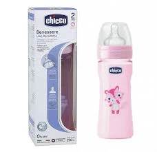 Chicco - Well-Being Bottle 250ml- Silicone (Cat) - تشيكو - Image 2