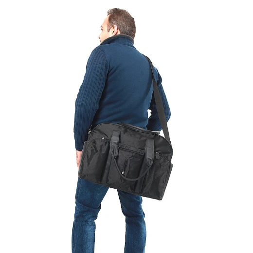 Colorland Abdie Duffel Shoulder Mummy Diaper Bag (Black) - كولورلاند - Image 10