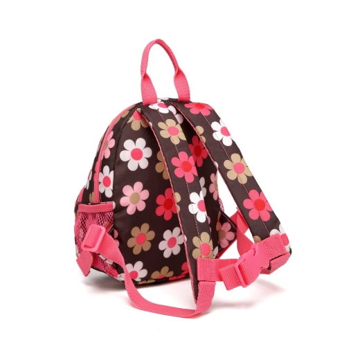 Colorland Lacey Anti-Lost Baby Backpack, Brown French Flower - كولورلاند - Image 7