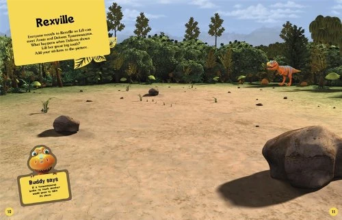L.P Dinosaur Train : Dinosaur Frinds Sticker Book - كتب ليدي بيرد - Image 2