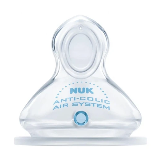 NUK Medium Flow Replacement Nipples, Stage 1, Silicone, Pack of 1 - ان يو كي - Image 2
