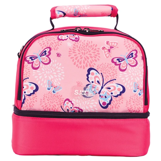 Sunveno Insulated Bottle and Lunch Bag, Butterfly Sunveno Insulated Bottle and Lunch Bag, Butterfly