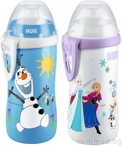 NUK Frozen Junior Push Pull Cup - ان يو كي - Image 2