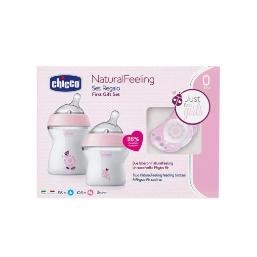 Chicco - NaturalFeeling Gift Set -Girl Chicco - NaturalFeeling Gift Set -Girl