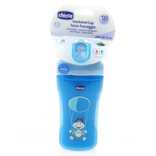 Chicco Insulated Cup (18M+), Pink or Blue - زهري - تشيكو - Image 2