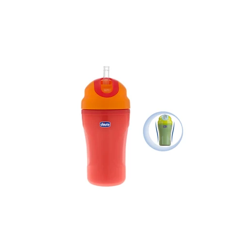 Chicco Insulated Cup (18M+) Red - تشيكو - Image 2