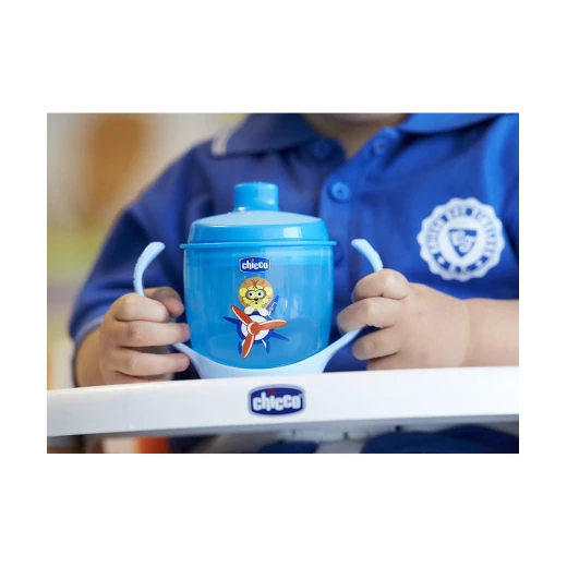Chicco Meal Cup (12M+), Pink or Blue - أزرق - تشيكو - Image 4