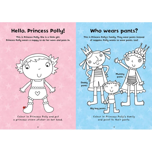 Princess Polly: Potty Colouring Book - كتب ليدي بيرد - Image 3