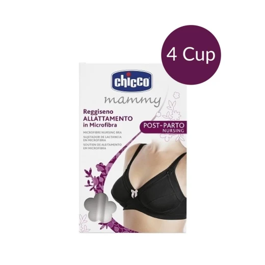 Chicco Bra Microfibre Maternity Pads-Black, 4C Chicco Bra Microfibre Maternity Pads-Black, 4C