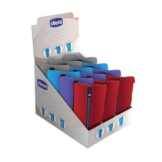Chicco Thermal Feeding Bottle Holder, Blue - تشيكو - Image 2