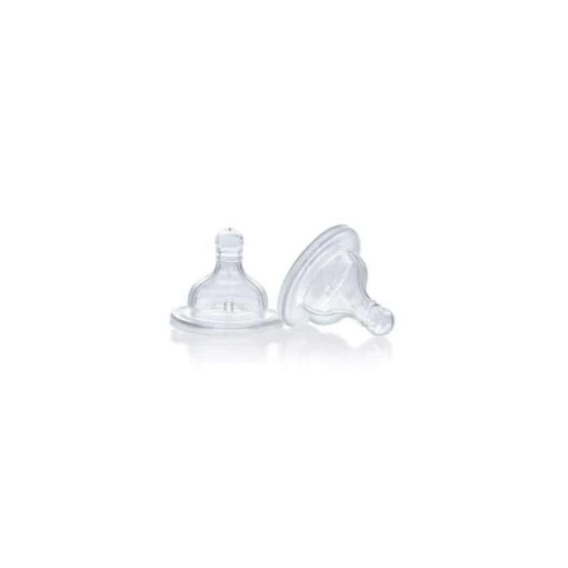 Chicco Well Being Teat, +6 months, Food Silicone, 2 pieces - تشيكو - Image 2