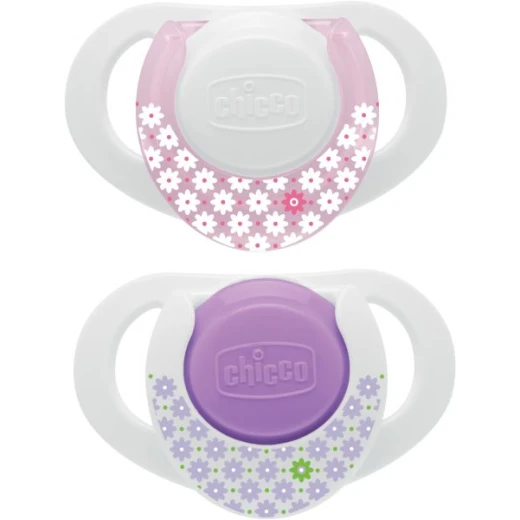 Chicco Physio Compact Pink 0-6 months, Silicone, 2 pieces - تشيكو - Image 4