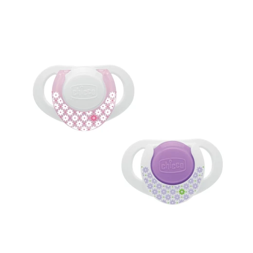Chicco Physio Compact Pink 0-6 months, Silicone, 2 pieces - تشيكو - Image 3