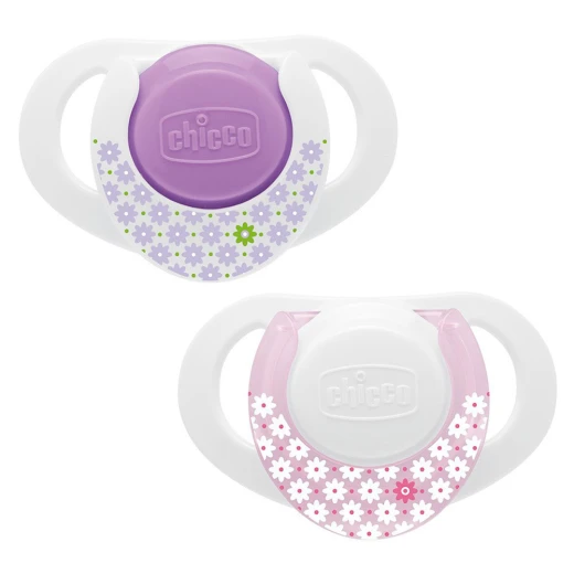Chicco Physio Compact Pink 0-6 months, Silicone, 2 pieces - تشيكو - Image 5