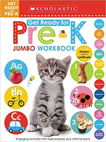 Scholastic: Jumbo Workbook: Get Ready For Pre-K Scholastic: Jumbo Workbook: Get Ready For Pre-K